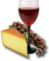 wine and cheese icon