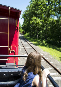 train tracks, train station, train, railroad