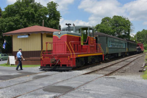kempton train at the kempton station