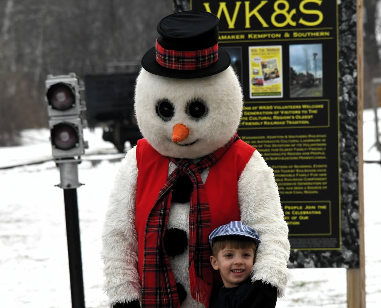 pictures with the snowman