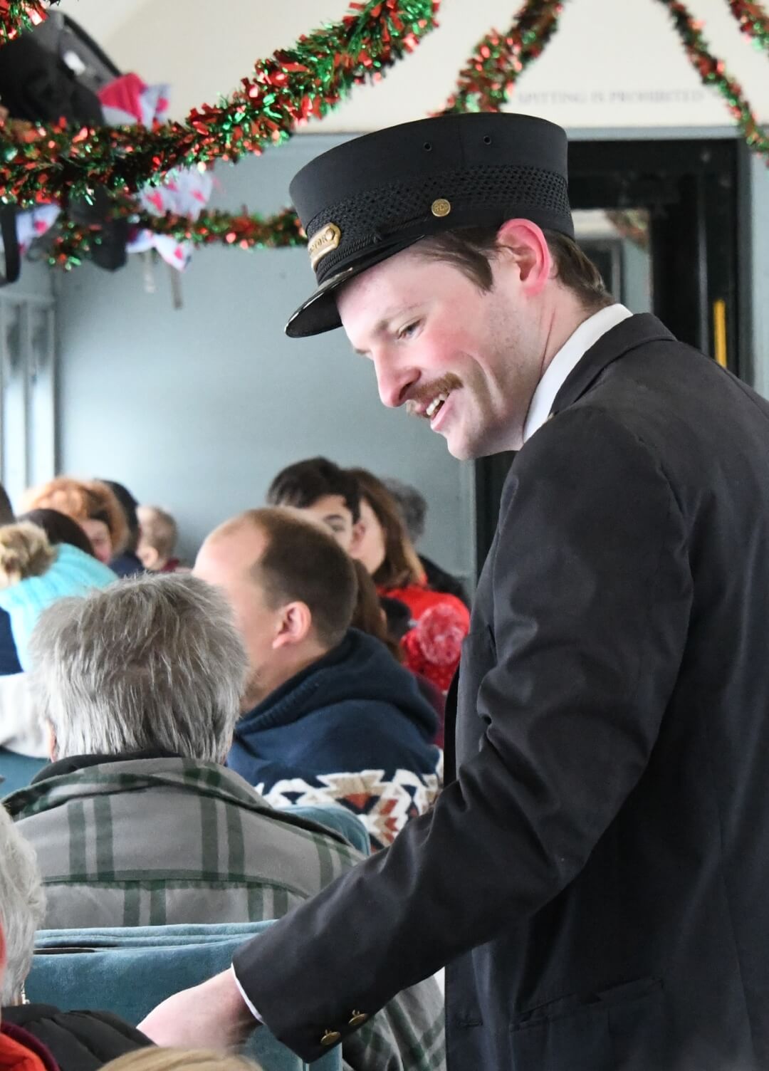 conductor on the train